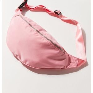 Pink Nylon Belt Bag
